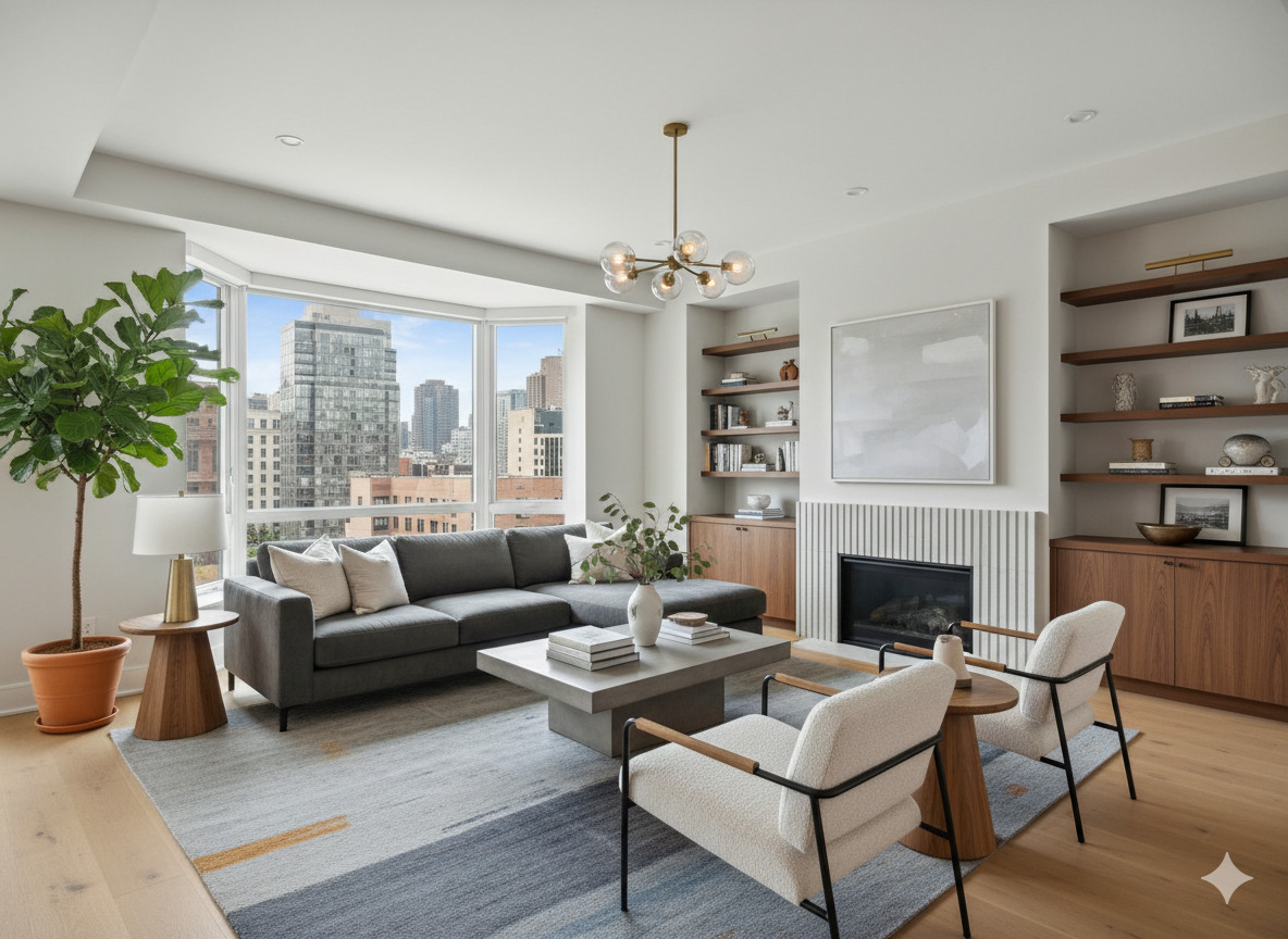 Vardagsrumsinredning